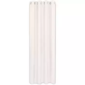 Герстерская штора «Laurin», (1 шт.), ВхШ: 235x140, штора на люверсах из декоративной ткани, однотонная Gerster, белый