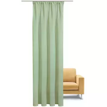 Герстерская штора «Тесса», (1 шт.), готовая штора uni - natural line Gerster, цвет mint