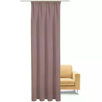 Герстерская штора «Тесса», (1 шт.), готовая штора uni - natural line Gerster, коричневый