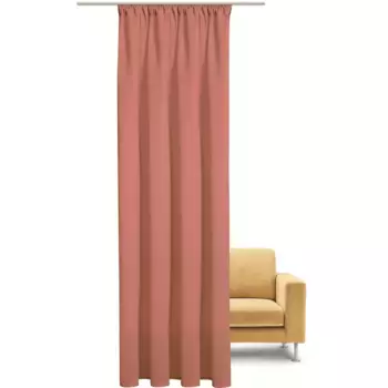 Герстерская штора «Тесса», (1 шт.), готовая штора uni - natural line Gerster, цвет altrosa