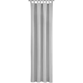 Герстерская штора «Тони», (1 шт.), ВхШ: 235x140, петлевая штора с однотонной тесьмой, затемнение Gerster, серый