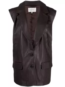 Gestuz однобортный жакет, коричневый