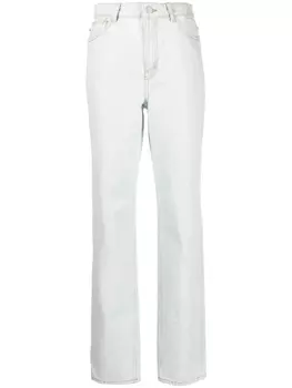 Gestuz прямые джинсы средней посадки, синий