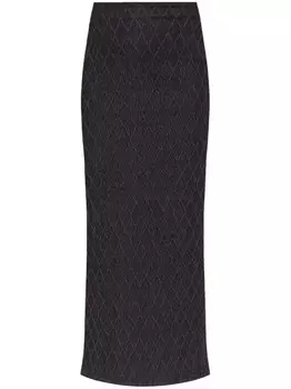 Gestuz юбка макси Rozeringz, серый