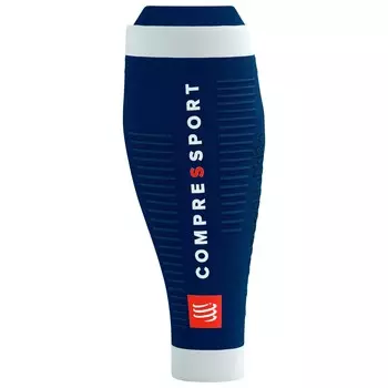 Гетры Compressport R2 3.0, цвет Estate Blue/White
