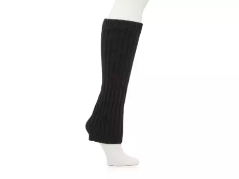 Гетры Ribbed Legwarmers Steve Madden, черный