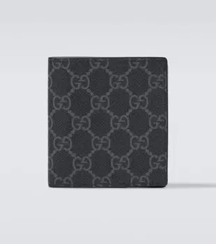 GG Canvas кошелек-книжка Gucci, черный