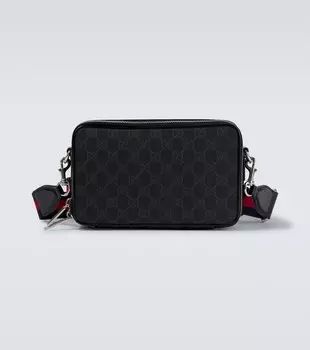 GG Canvas Мини-сумка через плечо Gucci, Black/Black/Brb