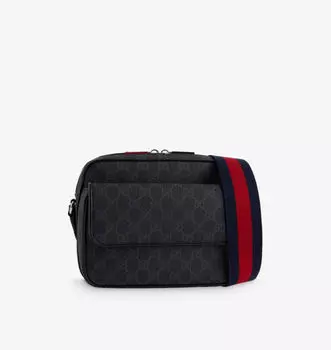 Gg маленькая сумка через плечо из пропитанного холста Gucci, мультиколор