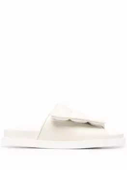 GIABORGHINI шлепанцы Gia 3 на липучках, нейтральный цвет