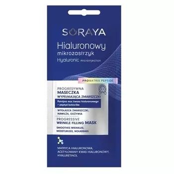 Гиалуроновая микроинъекционная прогрессивная маска для заполнения морщин 8 мл Soraya