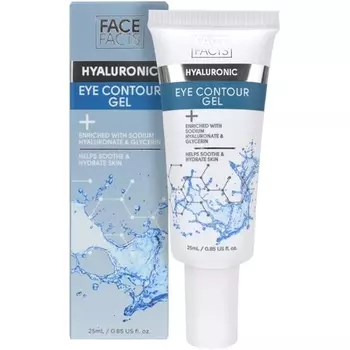 Гиалуроновый гель для контура глаз с гиалуронатом натрия и глицерином 25 мл, Face Facts