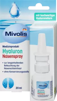 Гиалуроновый спрей для носа 20 мл Mivolis