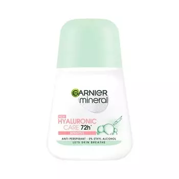 Гиалуроновый уход 72ч шариковый дезодорант Garnier, 50 мл