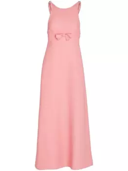Giambattista Valli платье макси с открытой спиной, розовый