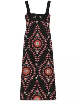 Giambattista Valli платье с графичным принтом, черный