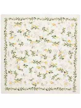 Giambattista Valli шарф с принтом Saint-Tropez, нейтральный цвет