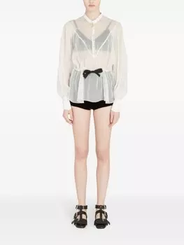 Giambattista Valli шелковая блузка, белый