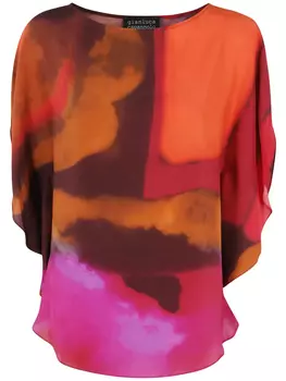 Gianluca Capannolo шелковая блузка, красный