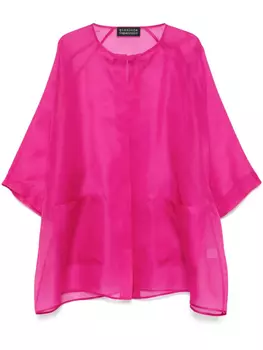 Gianluca Capannolo шелковое пальто, розовый