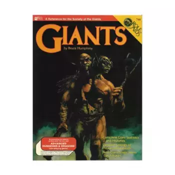 Giants, Roleaids - Monsters & Fantasy Races, мягкая обложка