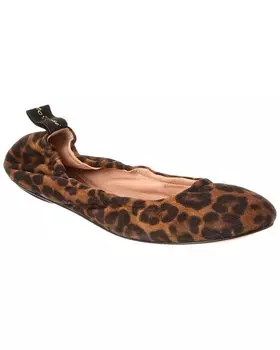 Gianvito Rossi Audrey Замшевые балетки, коричневый