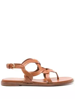 Gianvito Rossi босоножки Amalfi, коричневый