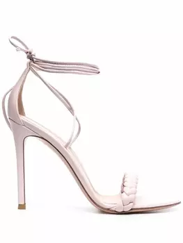 Gianvito Rossi босоножки Leomi с завязками на щиколотке, розовый