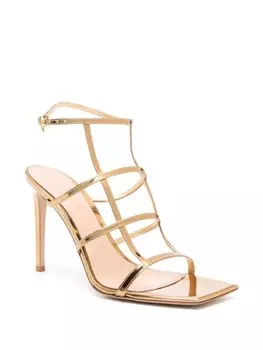 Gianvito Rossi босоножки Mondry 95, золотистый