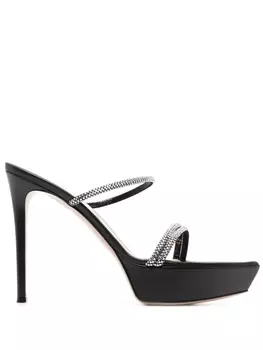 Gianvito Rossi босоножки на платформе, черный