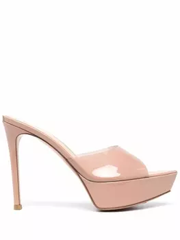 Gianvito Rossi босоножки на платформе, нейтральный цвет