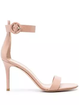 Gianvito Rossi босоножки Portofino 85, нейтральный цвет