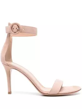 Gianvito Rossi босоножки Portofino 90, нейтральный цвет
