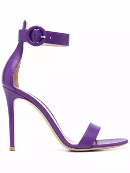 Gianvito Rossi босоножки с ремешками, фиолетовый