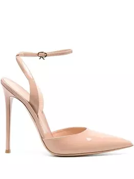Gianvito Rossi босоножки с заостренным носком, нейтральный цвет