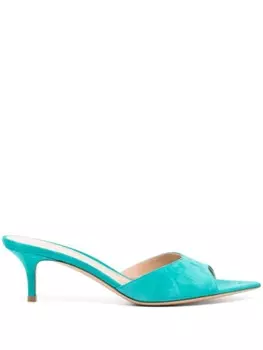 Gianvito Rossi босоножки с заостренным носком, синий