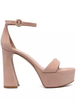 Gianvito Rossi босоножки Sheridan 80, розовый