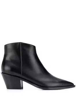 Gianvito Rossi ботильоны с заостренным носком, черный