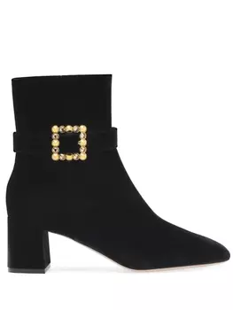 Gianvito Rossi ботильоны Wondy с пряжкой, черный