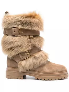 Gianvito Rossi ботинки Maverick, коричневый