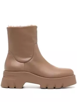 Gianvito Rossi ботинки Montey, коричневый