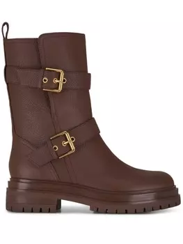 Gianvito Rossi ботинки с пряжками, коричневый