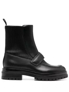 Gianvito Rossi ботинки со вставками, черный