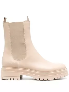 Gianvito Rossi ботинки в стиле милитари, нейтральный цвет