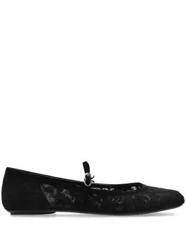 Gianvito Rossi кожаные балетки, черный