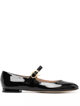 Gianvito Rossi лакированные балетки, черный