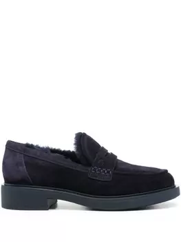 Gianvito Rossi лоферы Harris, синий
