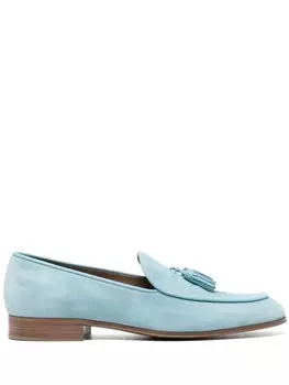 Gianvito Rossi лоферы с кисточками, синий