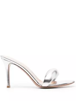 Gianvito Rossi мюли Bijoux, серебристый