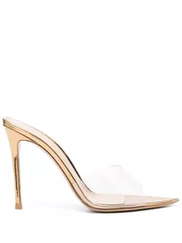Gianvito Rossi мюли Elle 115, нейтральный цвет